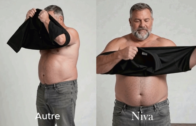 Nivafit™ - 2 polos ultra-confortable.